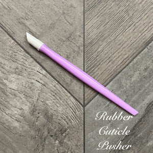Rubber Cuticle Pusher (Random Color)