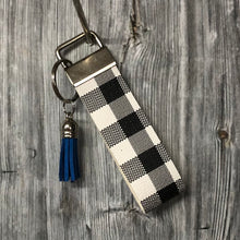 Load image into Gallery viewer, White Buffalo Plaid Keychain